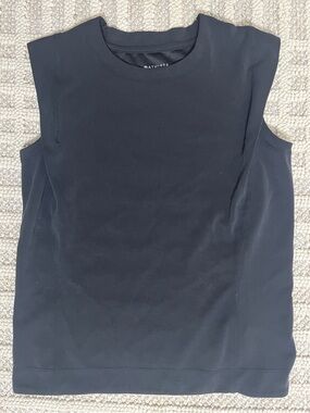 Athleta Sleeveless Black Top XS
